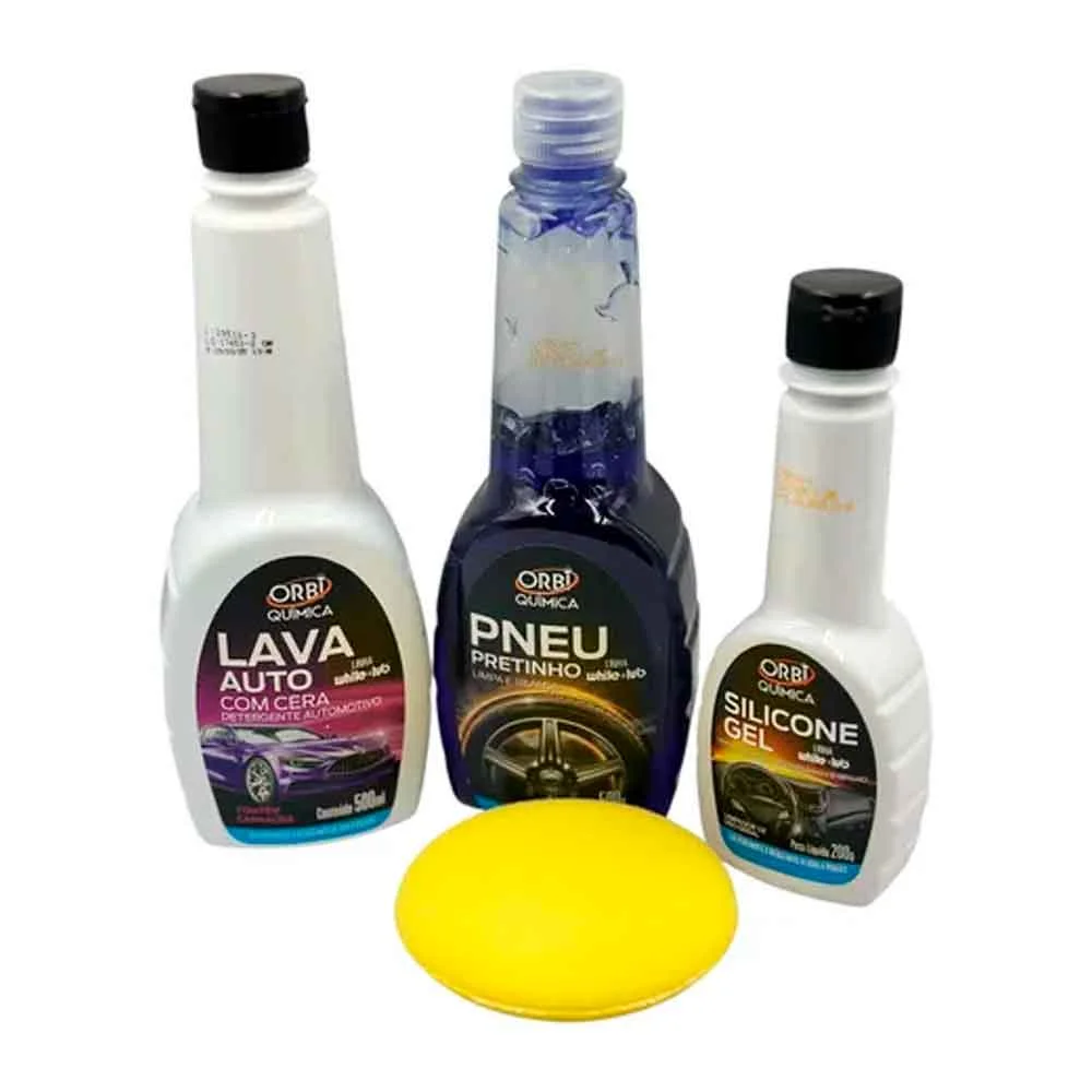 Kit De Limpeza Automotivo Car Care Orbi